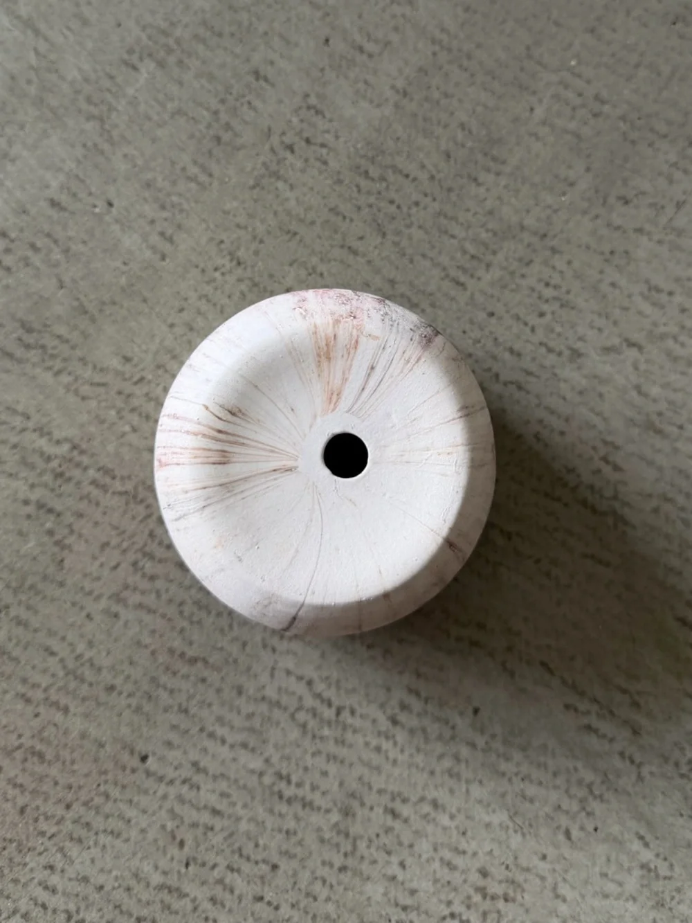 Mini Marble Planter / Ceramic Pot / Neutral Decor